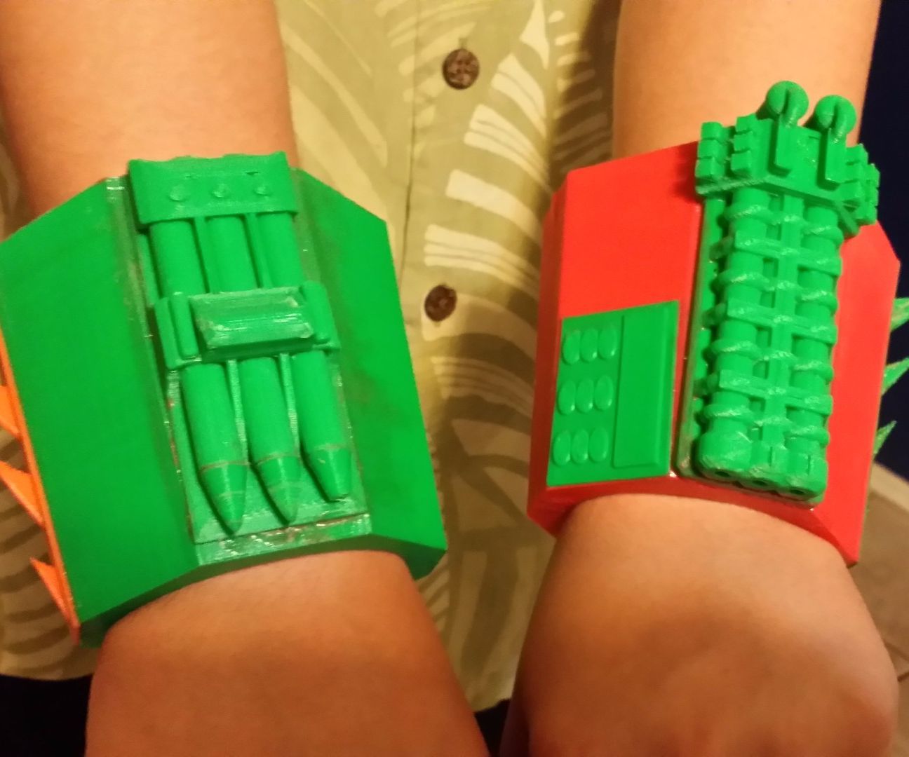 3D Printed Gauntlet, Fit Any Size Arm