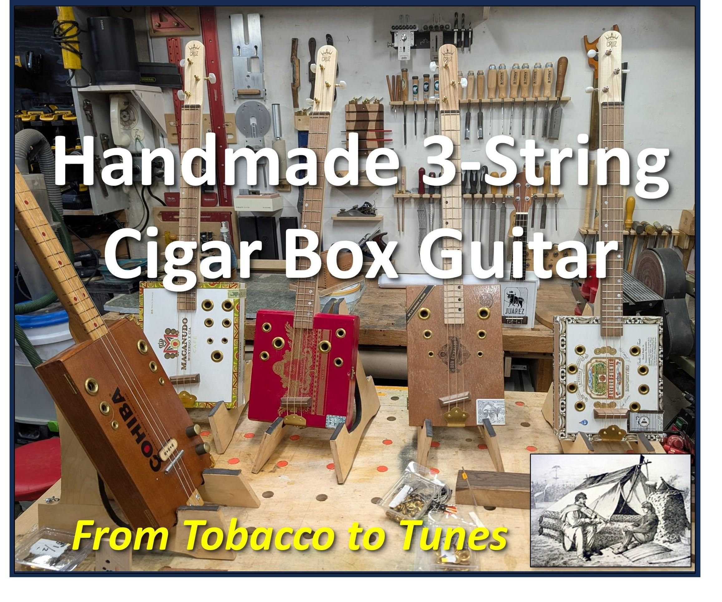 tobacco box guitar My First CBG : 13 Steps (with Pictures)