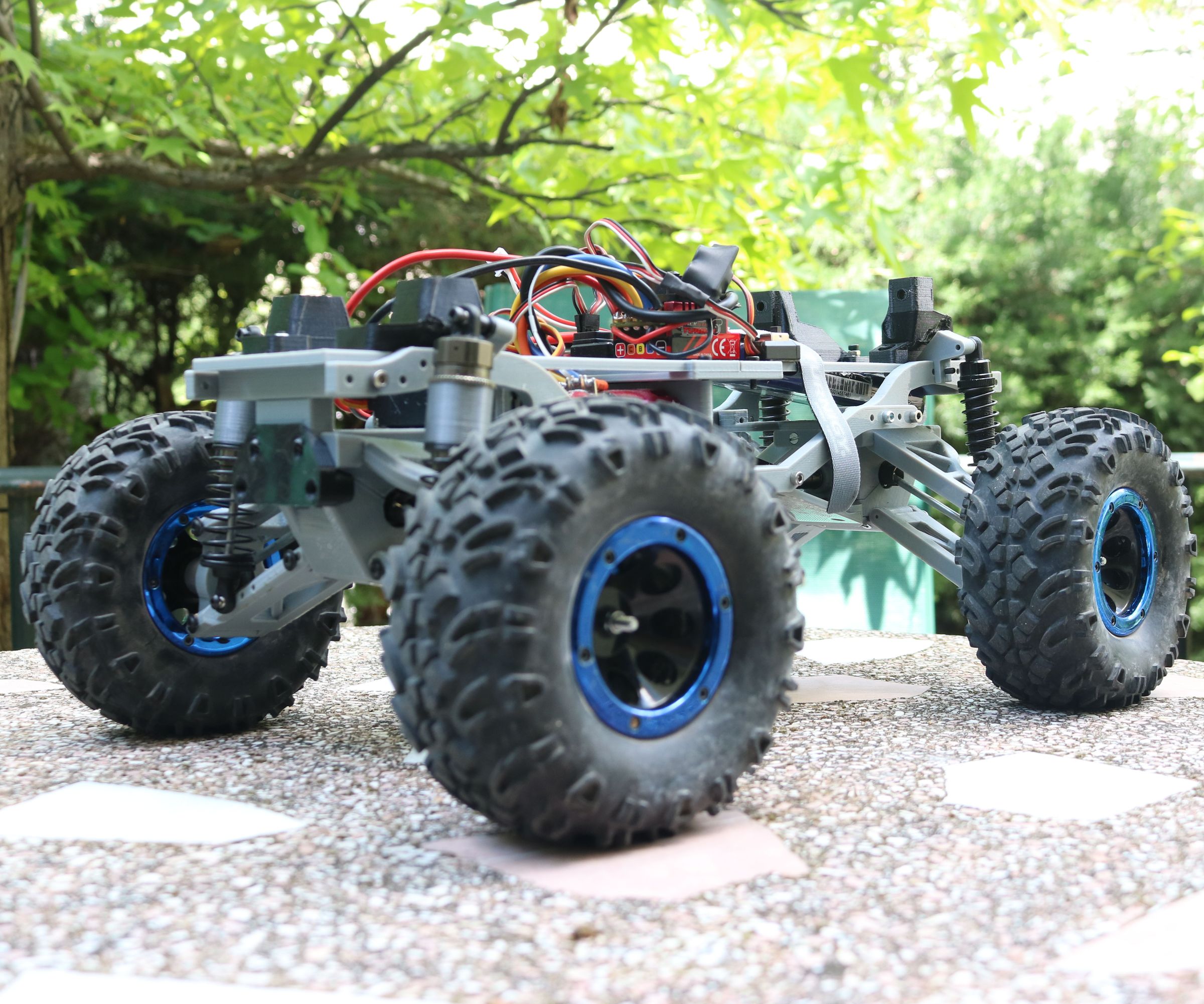 MyRCCar 1/10 MTC Chassis Updated. Customizable Chassis for Monster Truck, Crawler or Scale RC Car