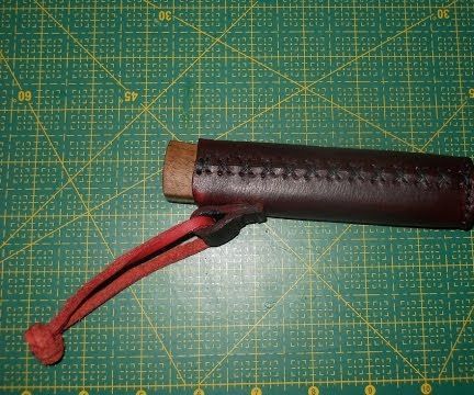 How do Opinel knife leather sheath ( cross stitch)