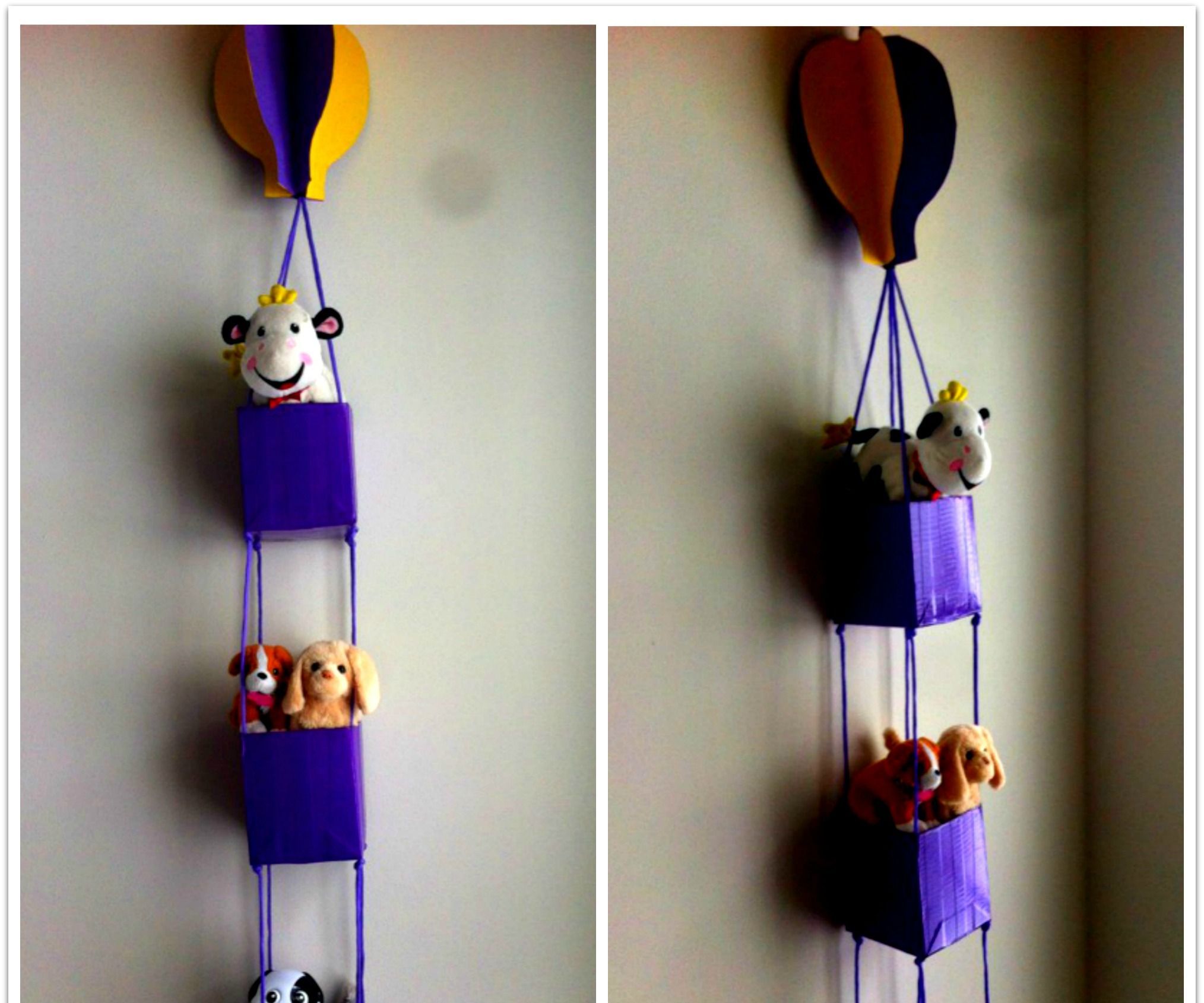 DIY MILK CARTON & DUCT TAPE KIDS ROOM DECOR 