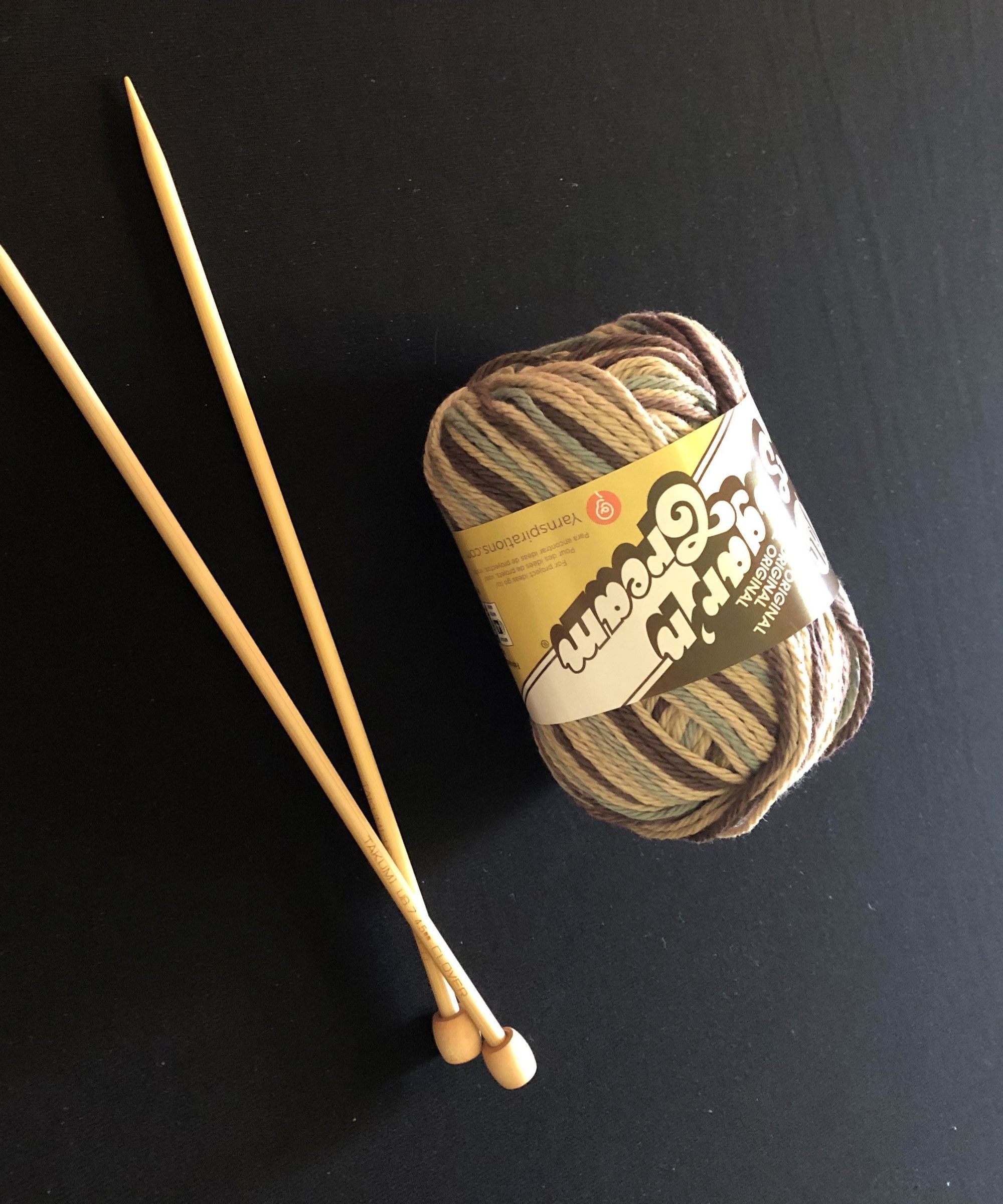 Continental Knitting: Beginner's Knit & Purl Stitch Washcloth