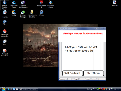 Make a Fake System Error Popup With Powerpoint