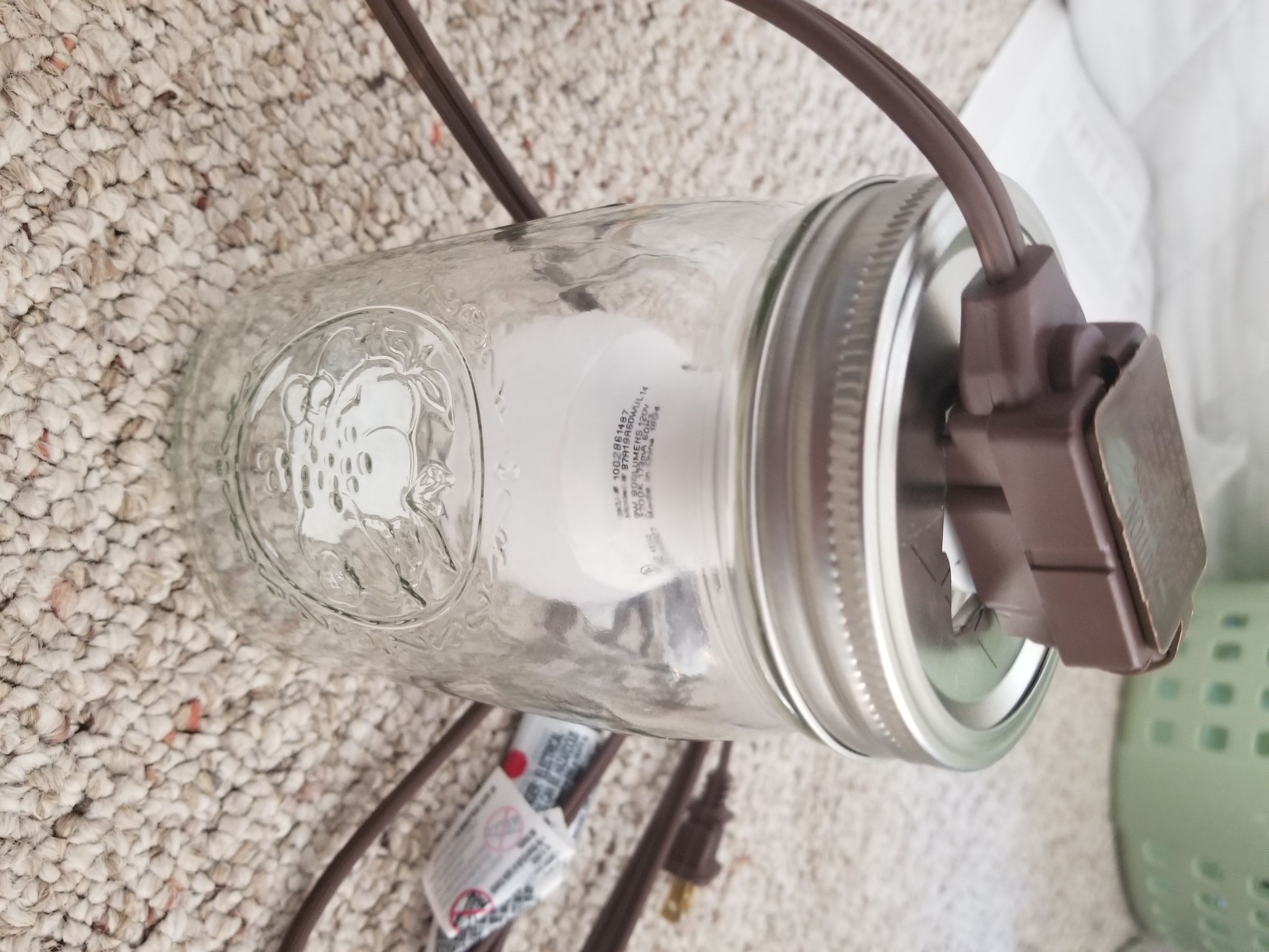 How to Make a DIY Mason Jar Lamp 13 Steps Instructables