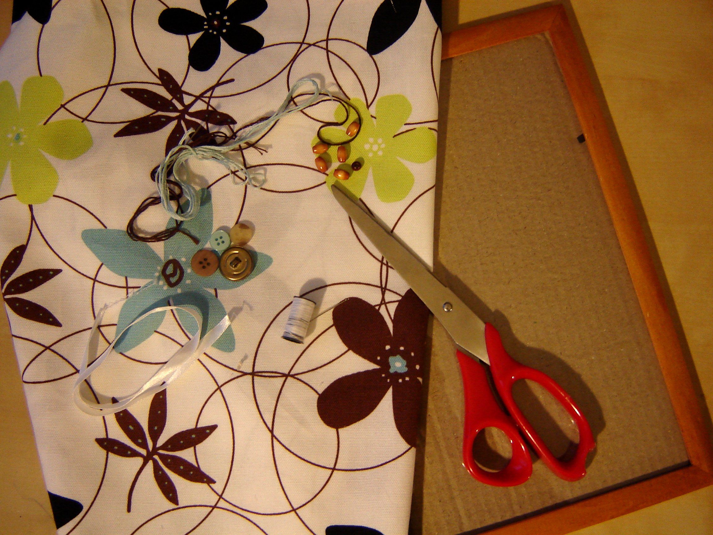 Fabric Panel Wall Art With Embellishments 8 Steps (with Pictures