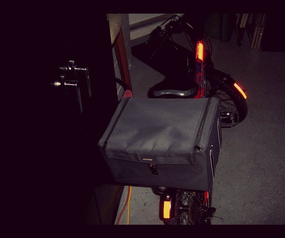 Backpack Holder for a Bicycle