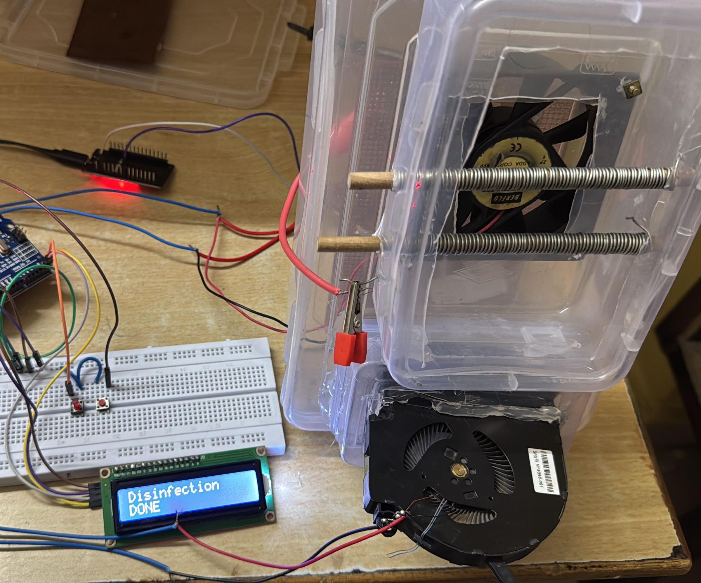 Smart Ozone Room Disinfectant With Charcoal Neutralization