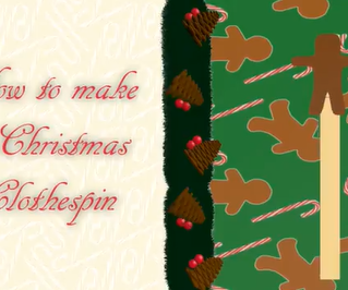 DIY How to Make a Christmas Clothespin | the Mustard Seed Life