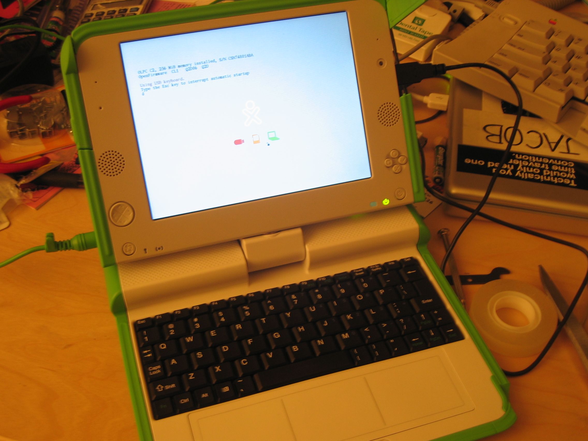 Installing a USB Keyboard into an OLPC XO Laptop, Phase I