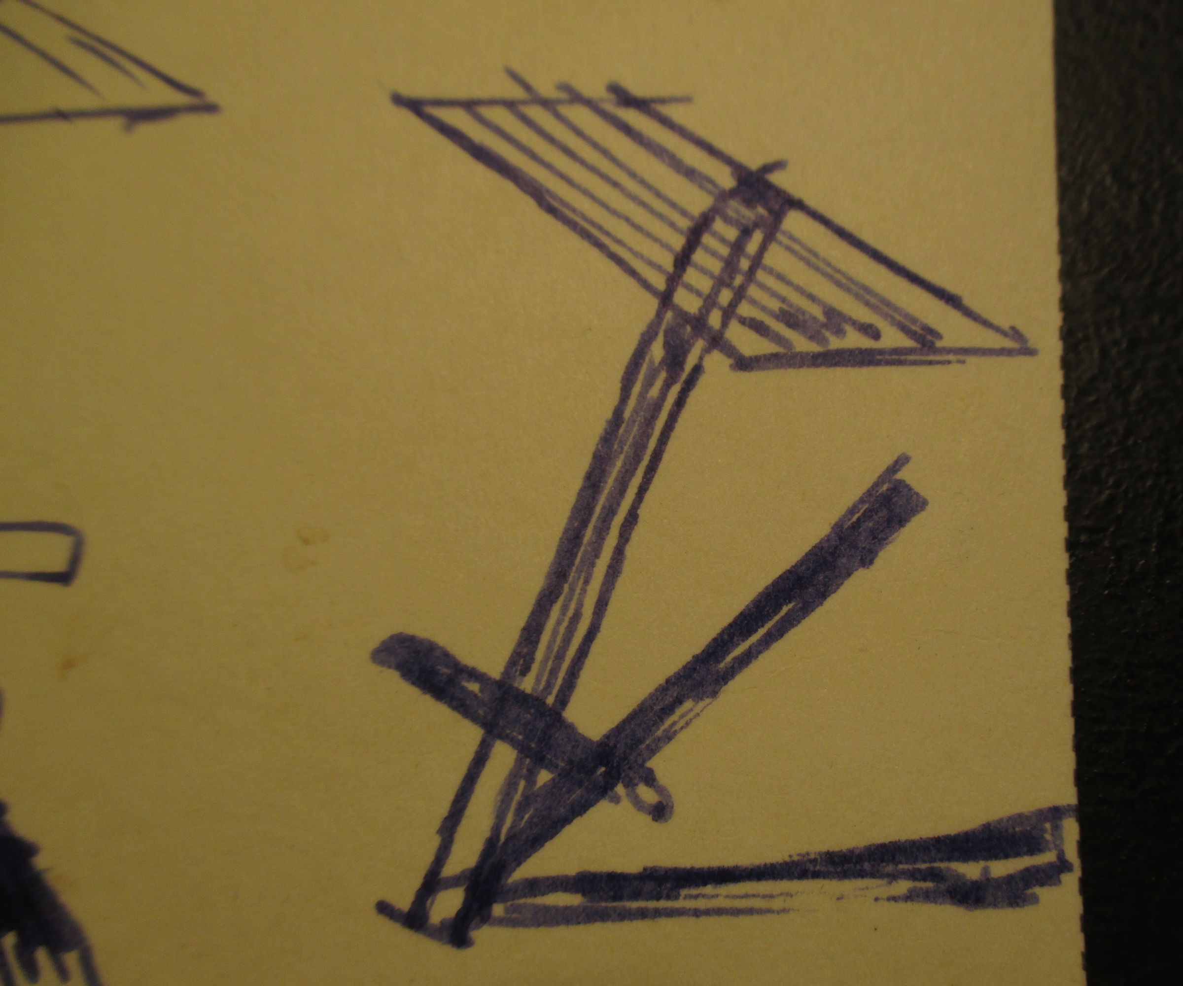 Industrial Looking Metal Stool