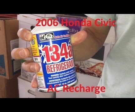 Tutorial: 2006 Honda Civic AC Recharge