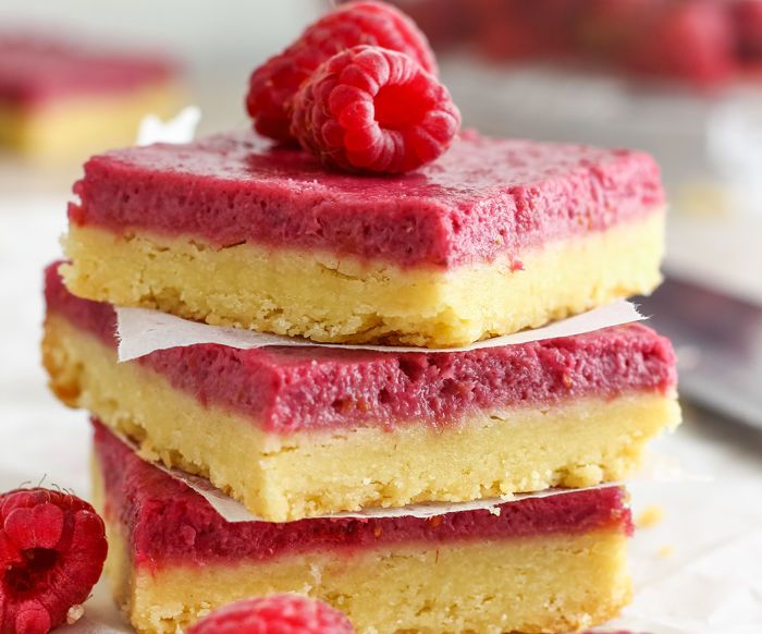 Raspberry Almond Bars