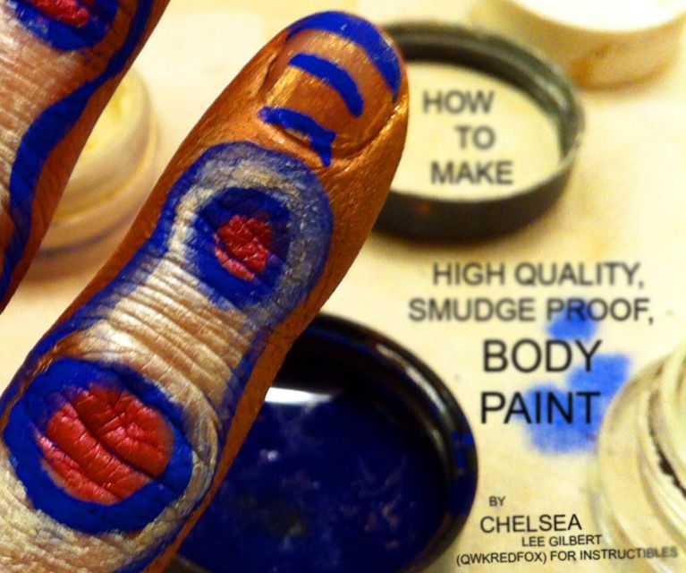 How to Make Paintable Body Paint High Quality, Smudge Proof, Vivid