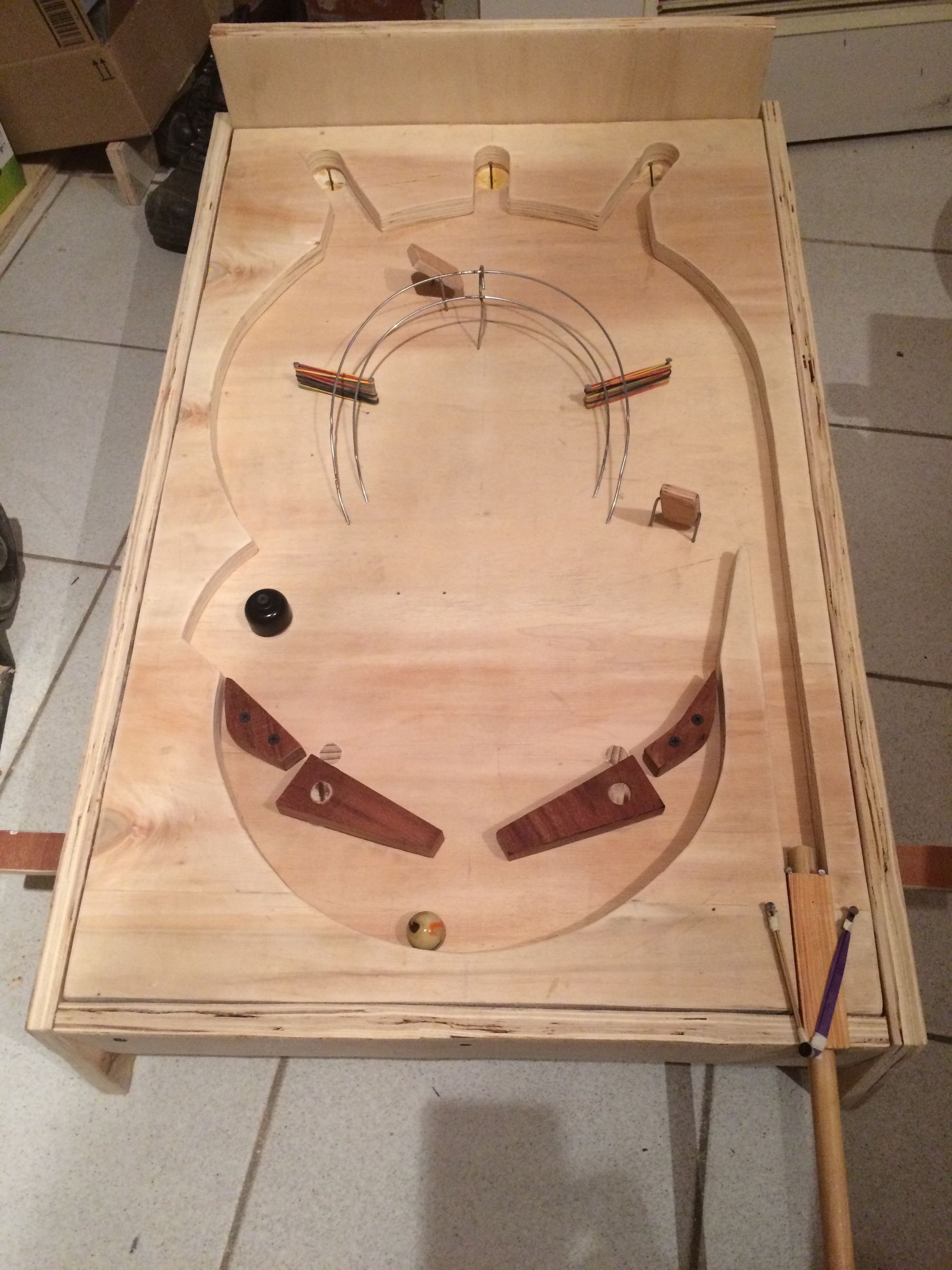 Wooden Pinball Table 7 Steps Instructables