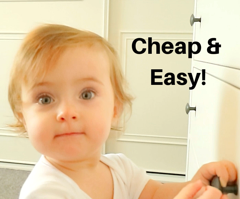 How to Babyproof Cabinets & Drawers