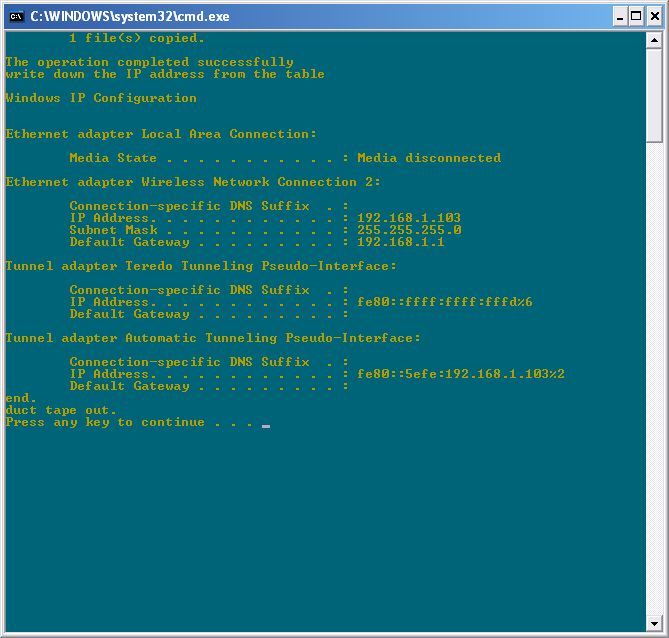 Netcat fun!