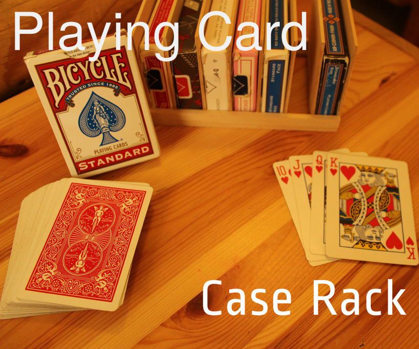 Playing Card Case Rack