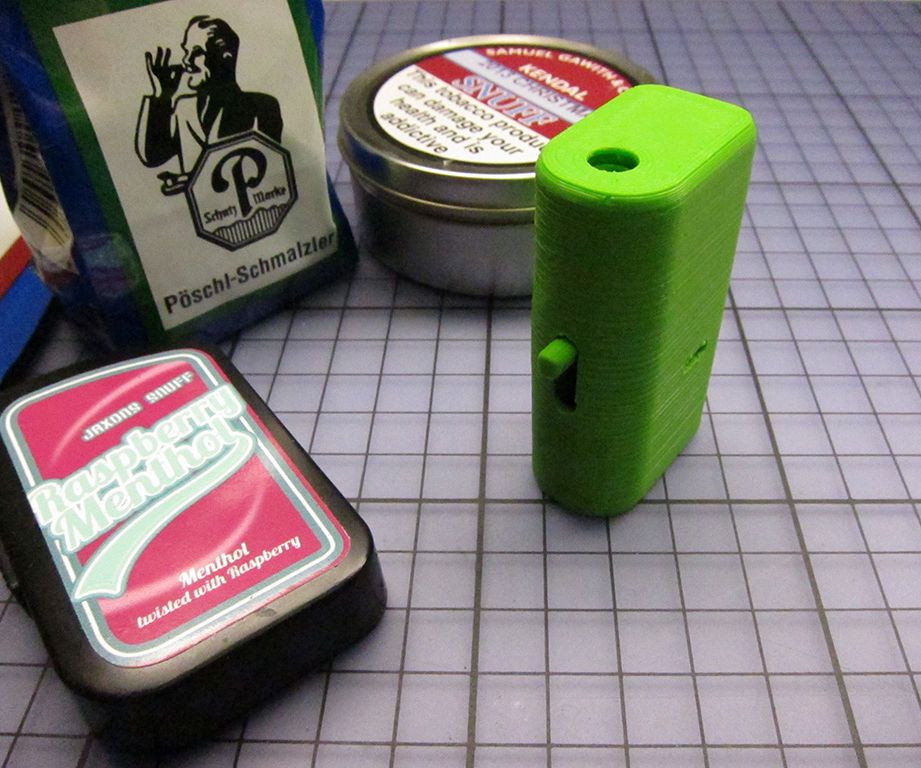 Linear Snuff Accelerator - Spring-Loaded Snuff Box