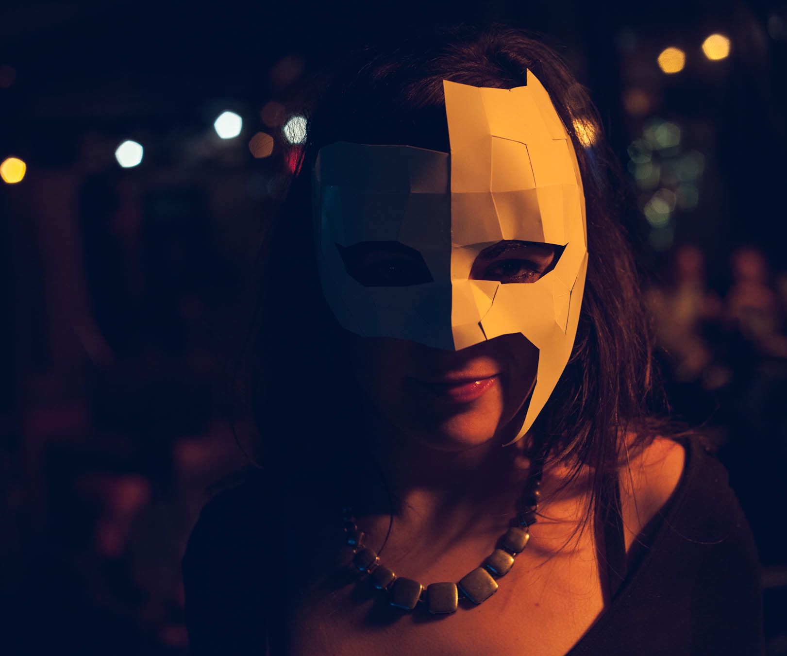 Halloween LowPoly Papercraft Mask 