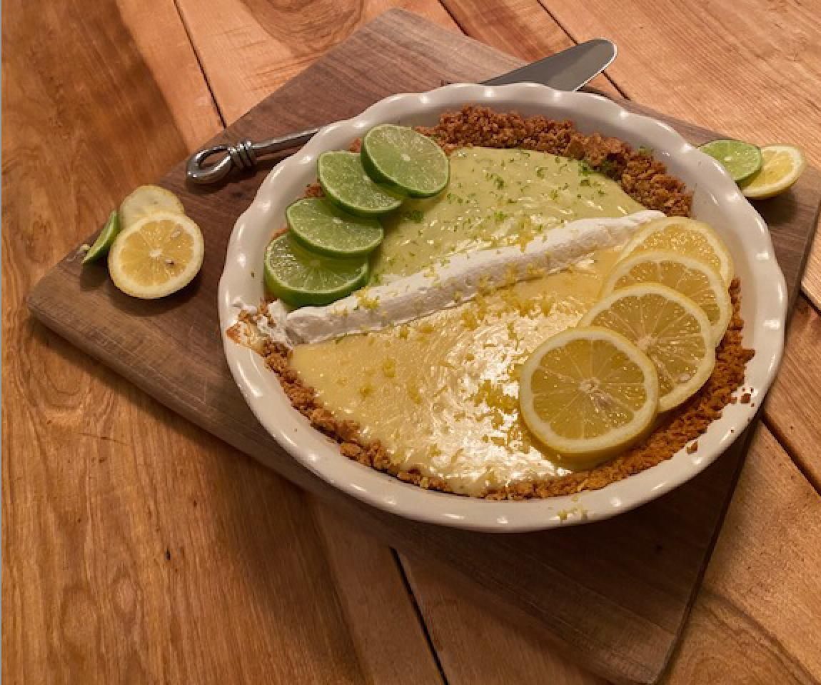 Lemon Lime Twist Pie