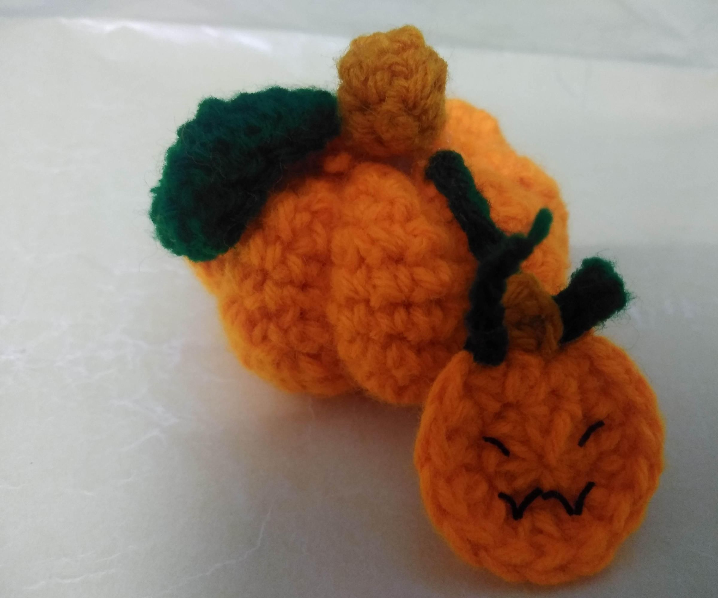 Crochet Your Own Jack O LANTERN Applique 