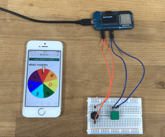 Graphical Roulette With Obniz