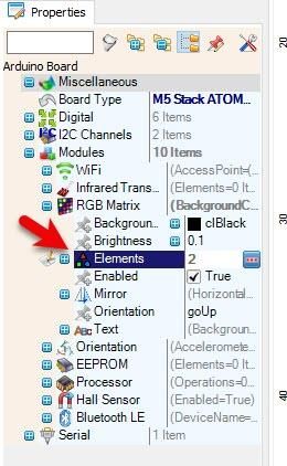 In Visuino Set Components