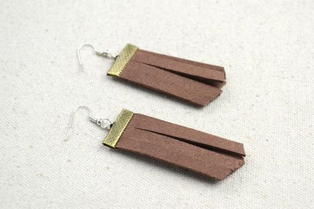 Do Repeat the Same Processes for Another Piece of Entire Diy Fringe Earrings.