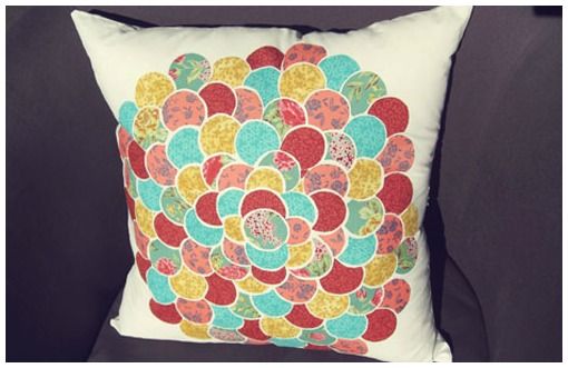 No-Sew Collage Pillow
