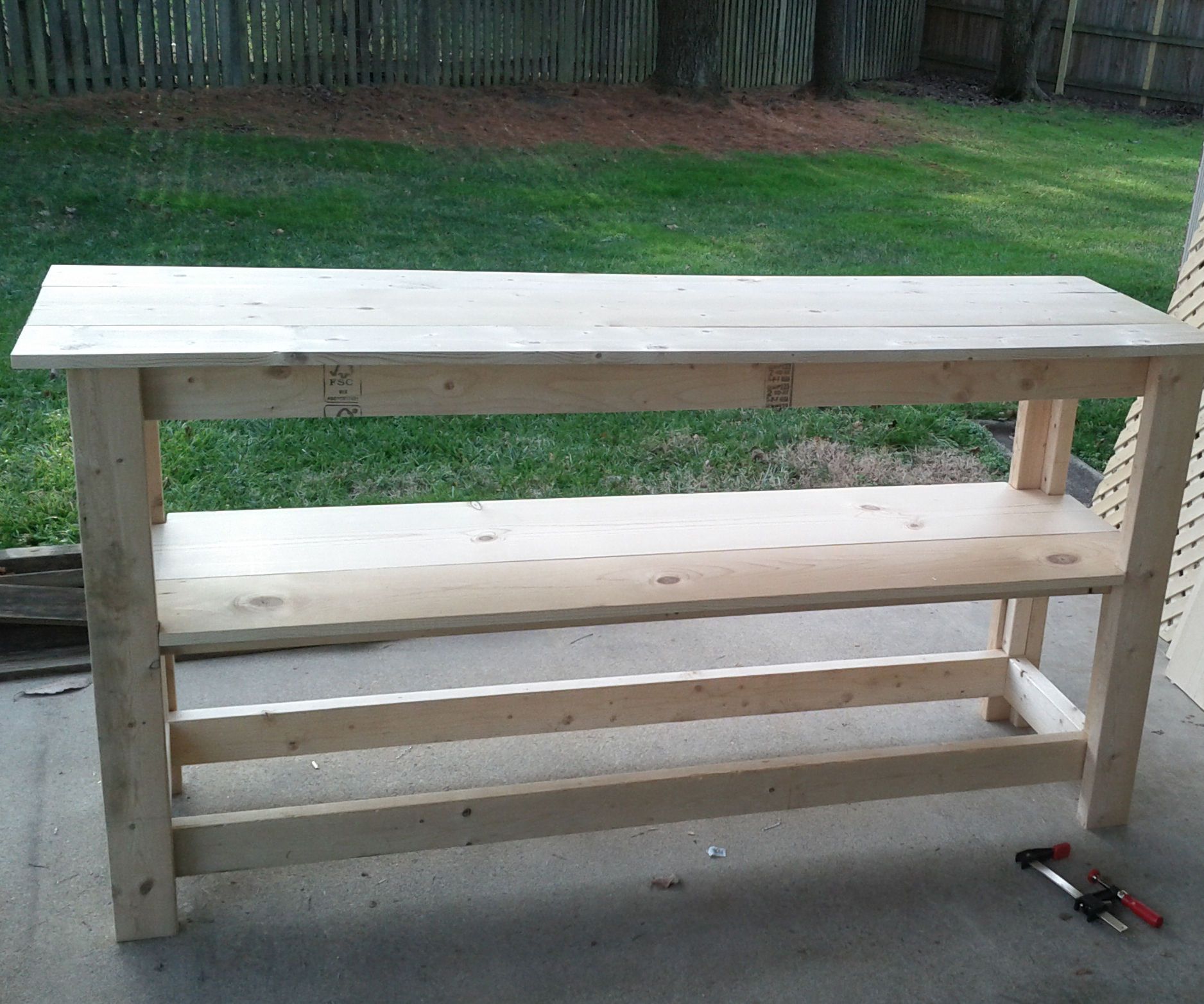 DIY Kitchen Shelving Unit Under $150