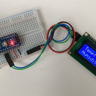Arduino Temp/Humidity Sensor Using DHT11 and I2C LCD One Day Project ...
