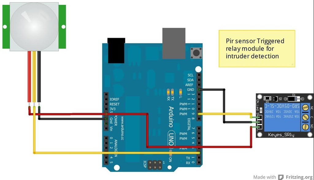 Motion Sensor With Relay Arduino Tutorial, 60% OFF