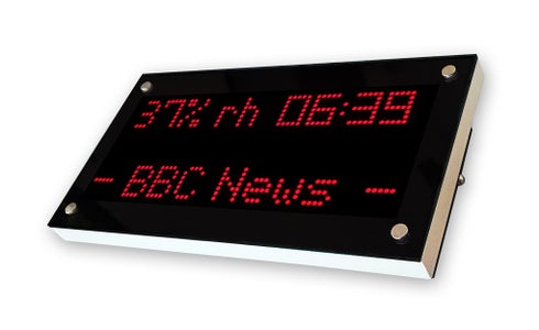 ESP32 LED Matrix WIFI Ticker Display : 24 Steps - Instructables