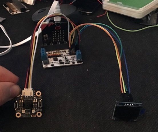 Micro:bit MU Vision Sensor - Serial Connection and OLED Screen