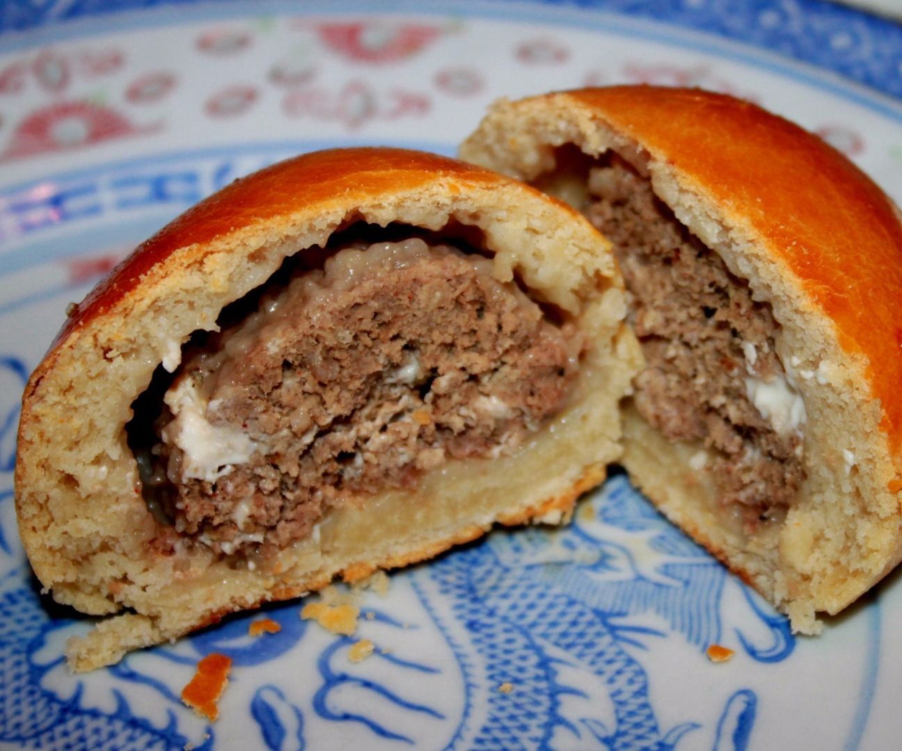Meat Filled Bread Rolls