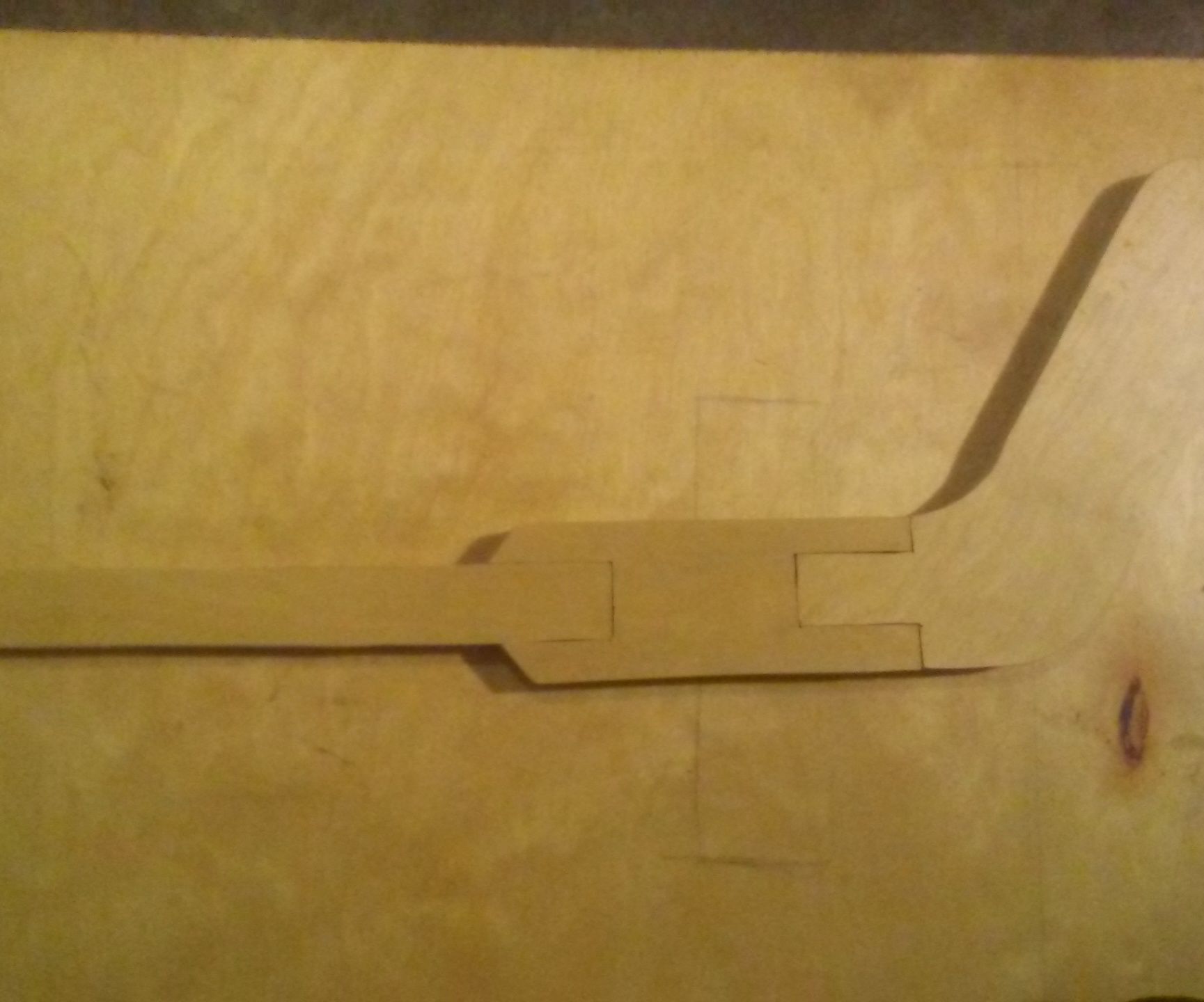 Mini Wood Goalie Stick 