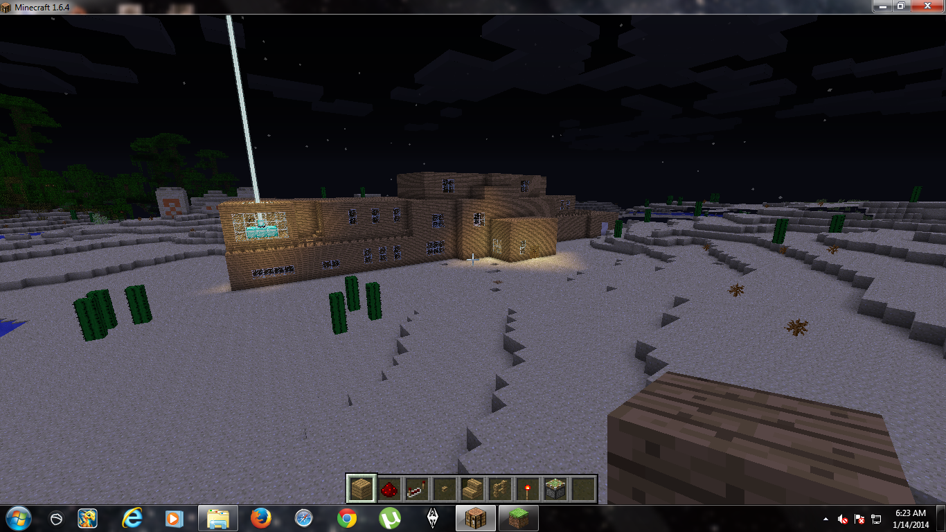 Minecraft Secret Door for a New Two Floor House