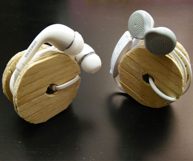 Cable Drum Earphone Holder