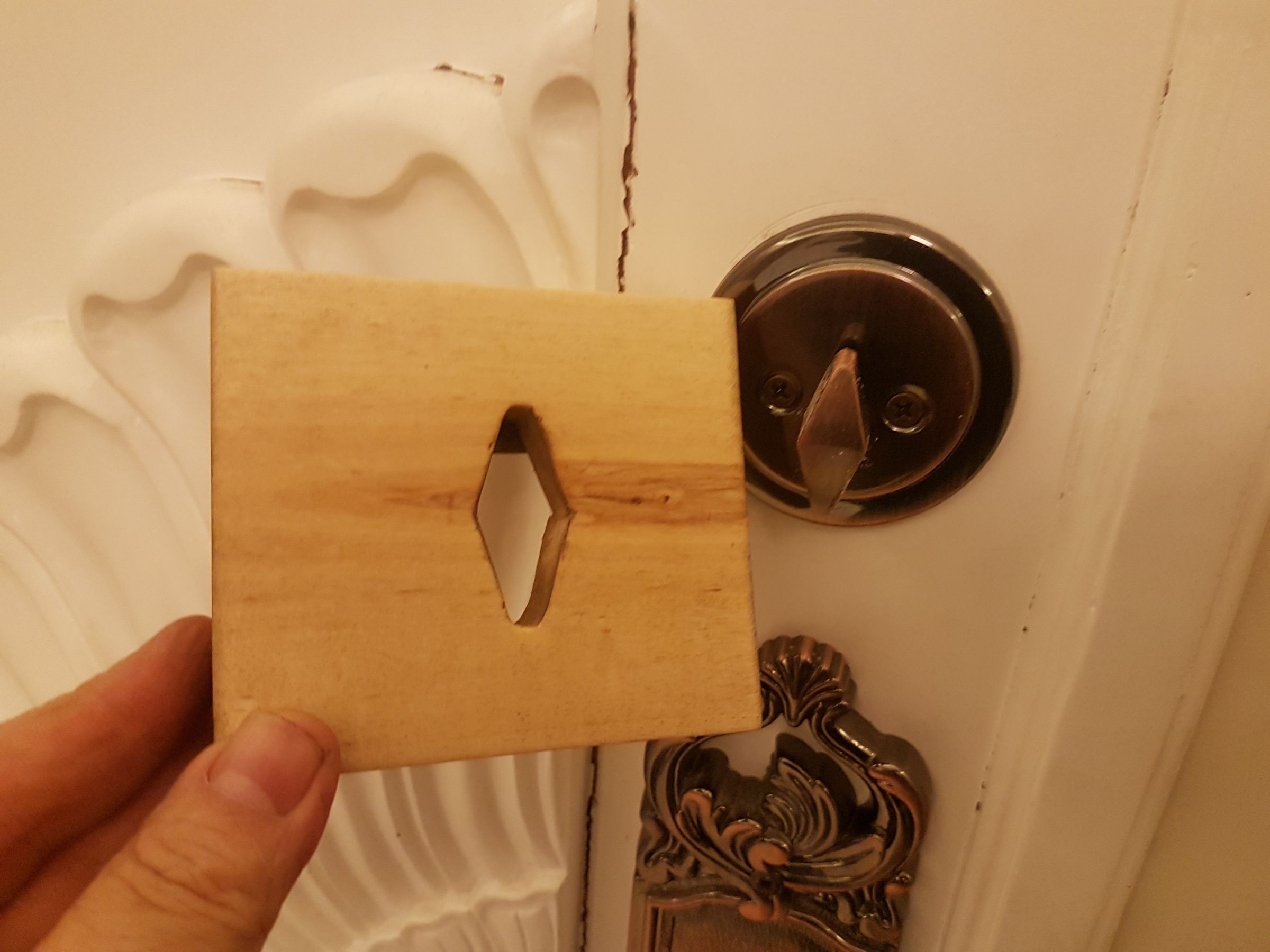 A Way to Secure the Deadbolt From Inside 10 Steps (with Pictures) Instructables