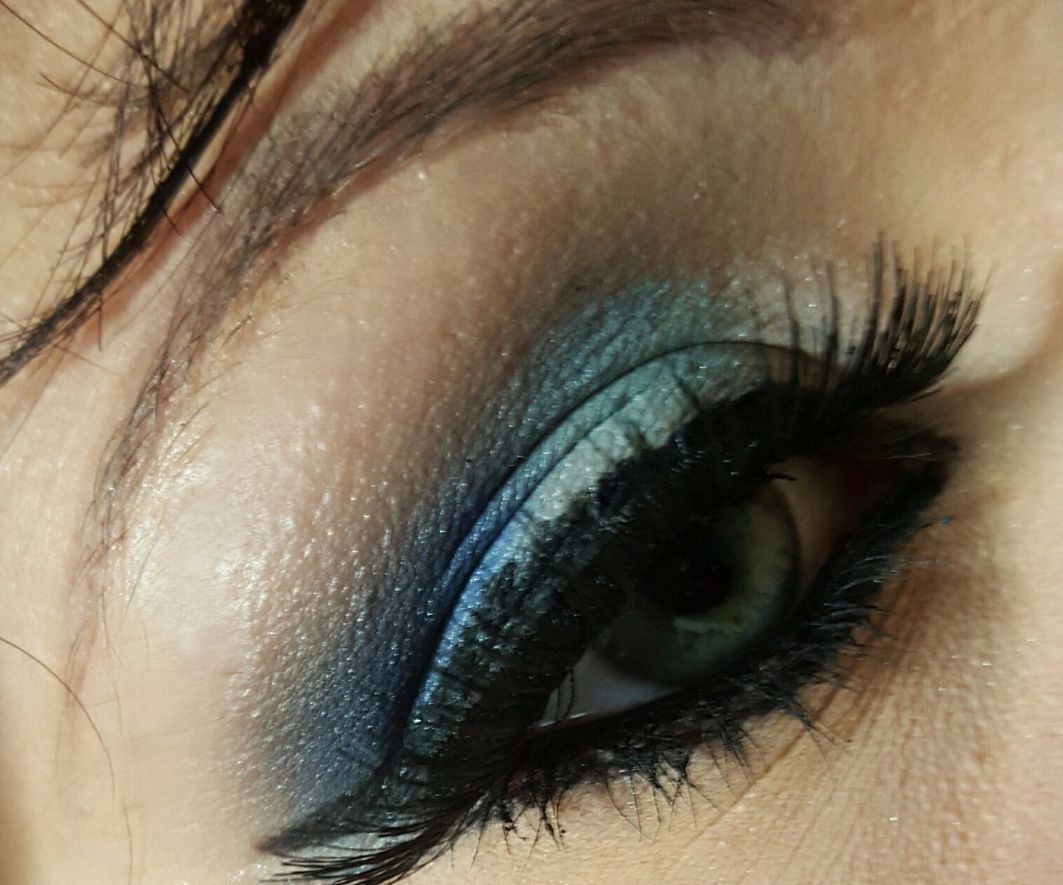 Blue Smokey Eye
