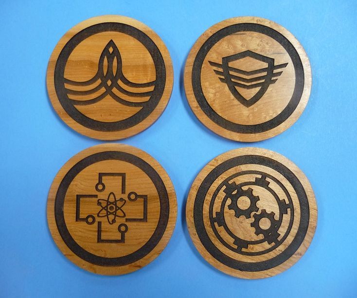 USS Orville Insignia Logo Coasters