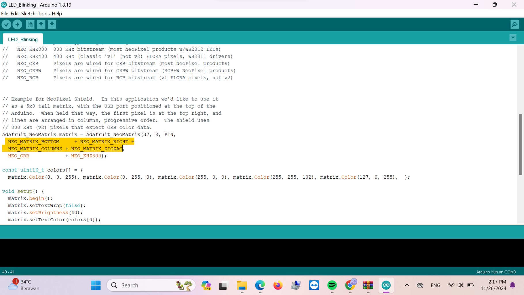 LED Blinking Running Text : 4 Steps - Instructables
