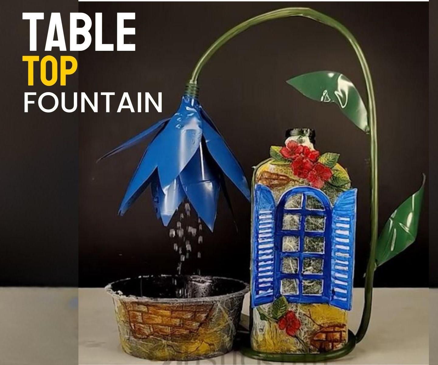 A Blooming Bottle Fountain