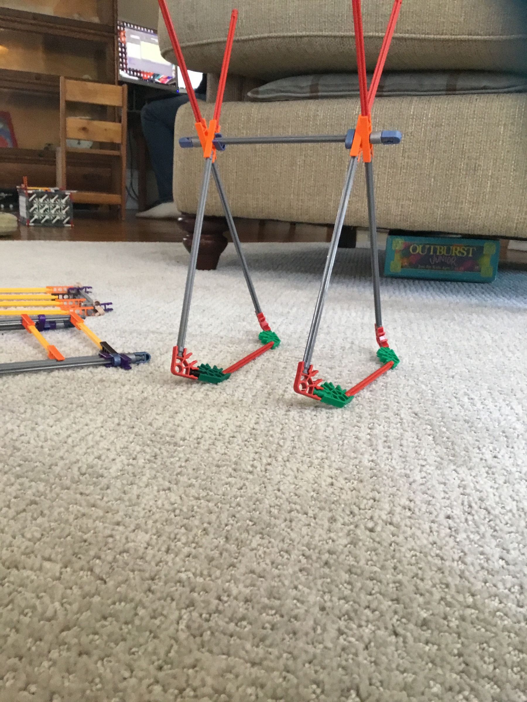 Knex Folding Table 4 Steps Instructables