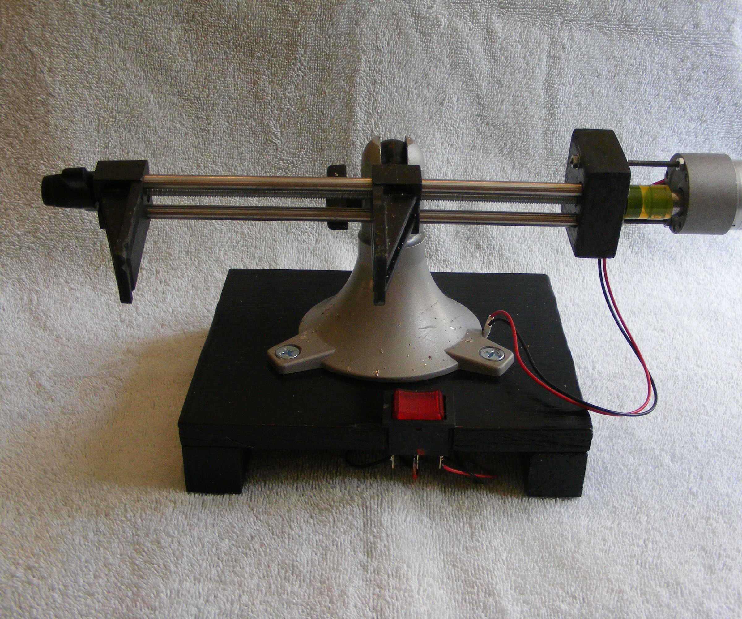 Motorized Big - Mouth Panavise Jr. Modification