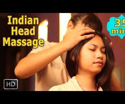 Indian Head Massage With Ayurvedic Oils - Head, Neck & Shoulder Massage for Relaxation 