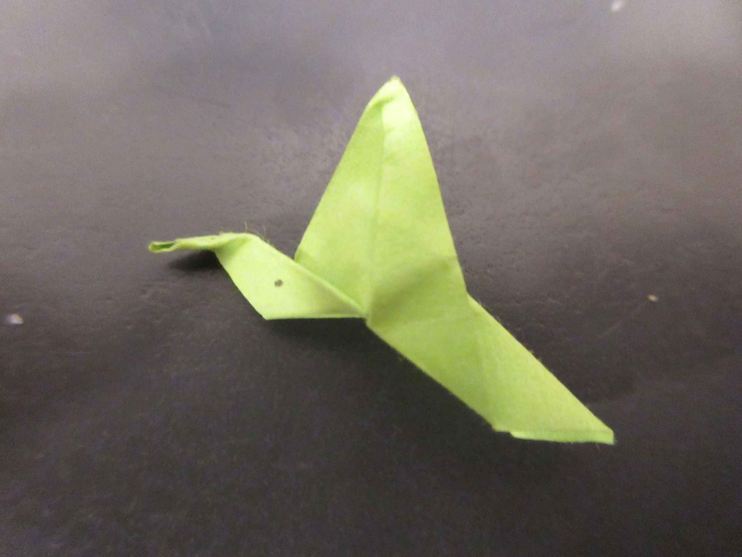 Tiny Flapping Origami Swan 6 Steps Instructables