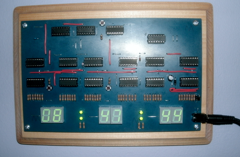 24 Hr Digital Clock Only With Basic CMOS Chips : 5 Steps (with Pictures ...