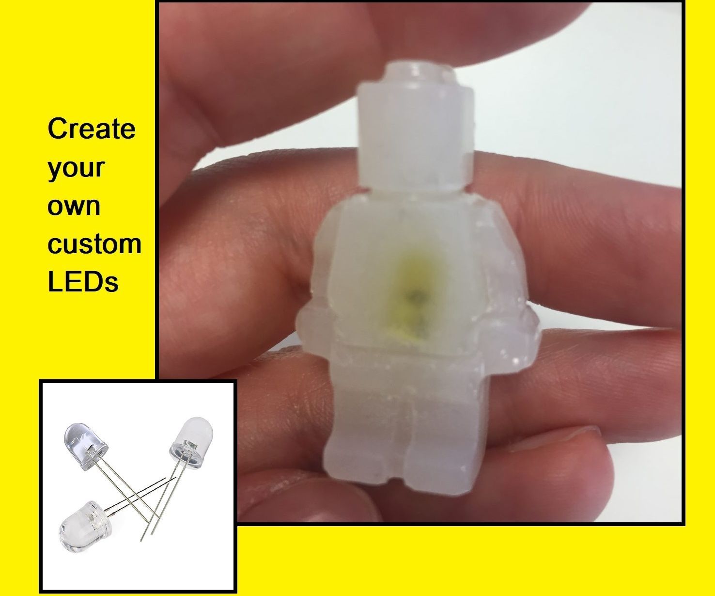 Custom LEDs With Hot Glue