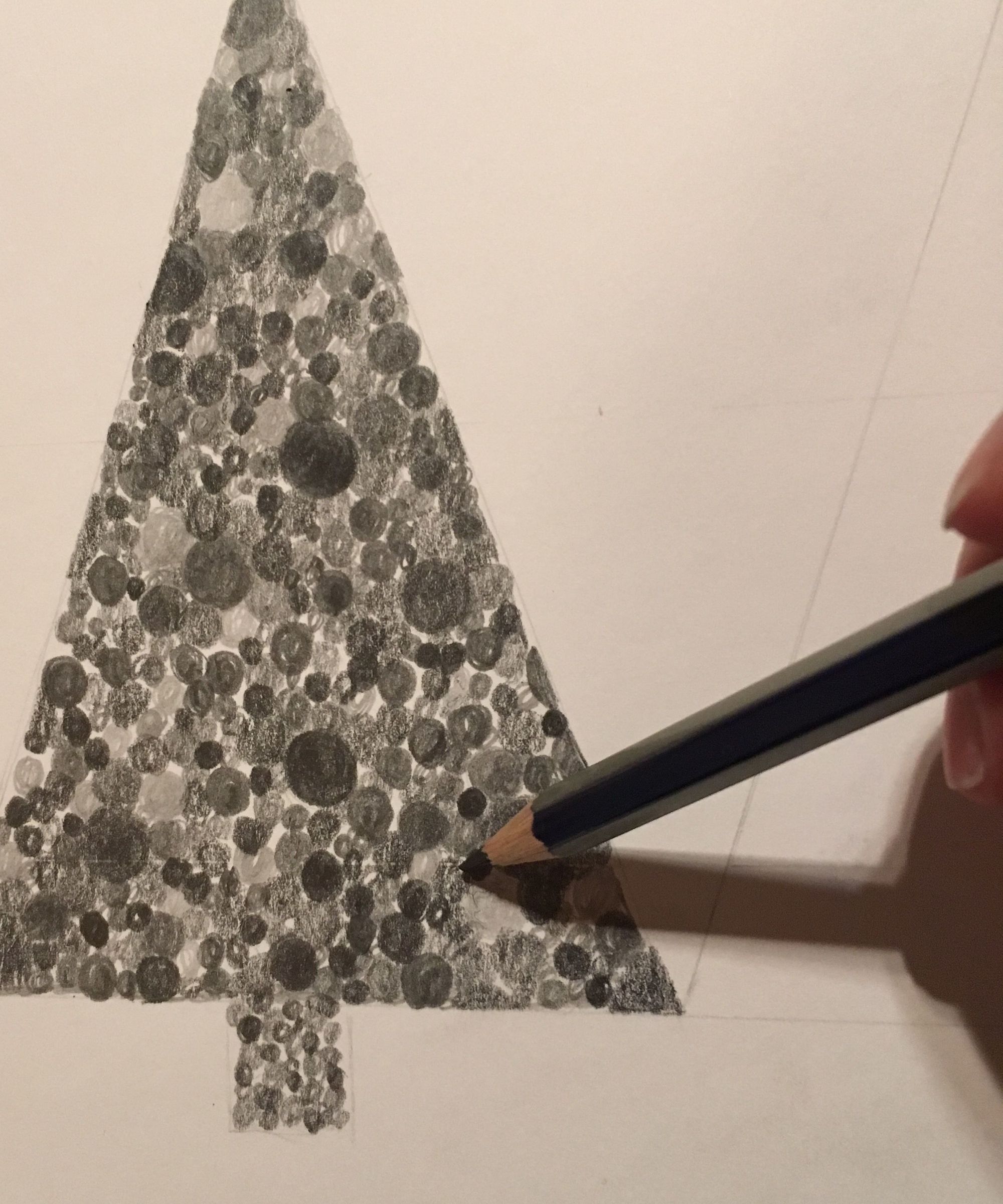 Pointillism - Trees